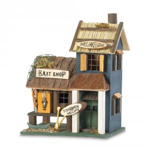 Songbird 14113S Bass Lake Lodge Amp; Bait Shop Birdhouse