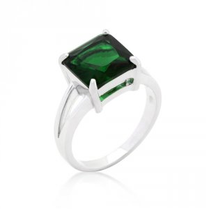 Icon J9294 Emerald Gypsy Ring (size: 07) R07595r-s40-07