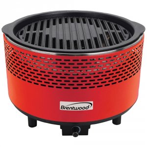 Brentwood RA49265 Appliances Round Portable Smokeless Bbq Btwbbf21r