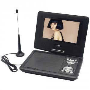 Naxa RA49110 Naxa 7quot; Tft Lcd Swivel Screen Portable Dvd Player Nax