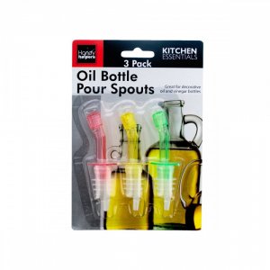 Bulk KL11183 3 Pack Oil Bottle Pour Spouts Gm822