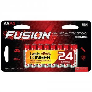 Rayovac 815-24LTFUSJ (r) 815-24ltfusj Fusion(tm) Long-lasting Alkaline