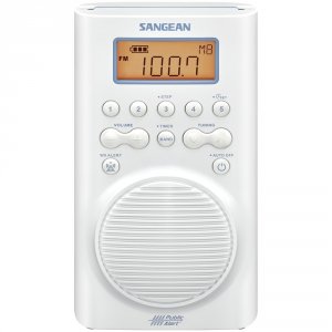 Sangean RA49401 Fm And Am And Weather Alert Waterproof Shower Radio Sn