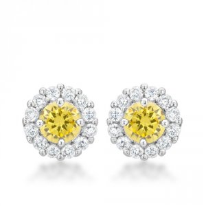 Icon J10821 Bella Bridal Earrings In Yellow E50163r-c60