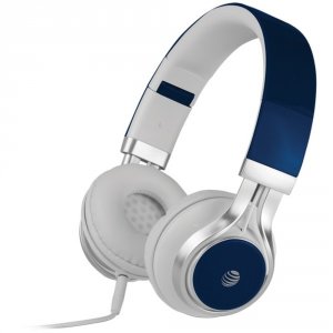 At HPM10-BLU Att(r) Hpm10-blu Stereo Over-ear Headphones With Micropho