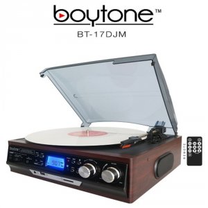 Boytone BT-17DJM Bt-17djm 3-speed Stereo Turntable Belt Drive With 2 B