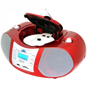 Boytone BT-6R Bt-6r Cd Boombox Red Metallic Color Edition Portable Mus