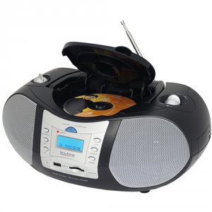 Boytone BT-6B Bt-6b Cd Boombox Black Edition Portable Music System Wit