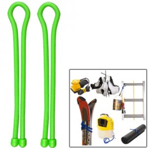 Niteize GT24-2PK-17 Nite Ize Gear Tie 24 - Lime Green 2 Pack