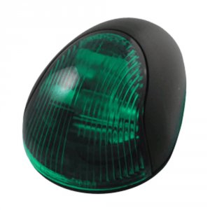 Attwood 3830G7 Attwood 2-mile Vertical Mount, Green Sidelight - 12v - 