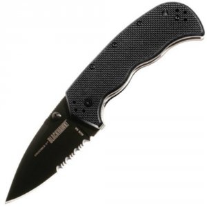 Blackhawk 15C211BK Blades Crucible Ii Folder Serrated Edge