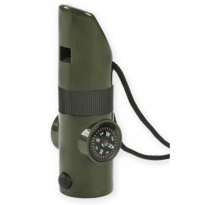 Ndur 23030 - 7-in-1 Survival Whistle Olive