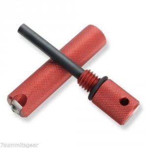 Soloscientific AFS440CR Aurora Fire Starter 440c Rescue Red