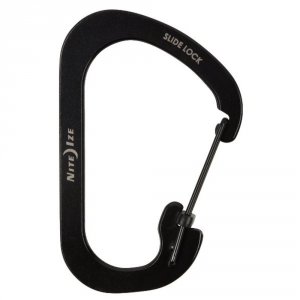 Nite CSL6-01-R6 Slidelock Carabiner Size Number 6, Black