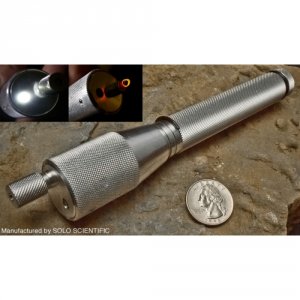 Soloscientific FFS1 Ion Flashlight Firestarter Silver