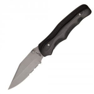 Bearops MC-110-B7-P-SR Tactical Fldr Serr Blk Zytel Bead Finish