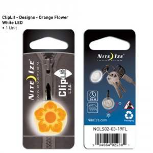 Nite NCLS020319FL Cliplit Orange Flowerwhite Led