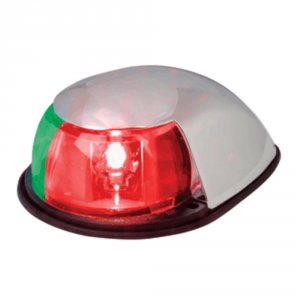 Perko 0619DP0CHR Led Bi-color Bow Light - Redgreen - 12v - Chrome Plat