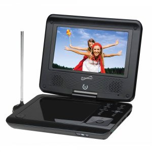 Supercom SC-257A Supersonic 7 In. Portable Dvd Player With Digital Tv