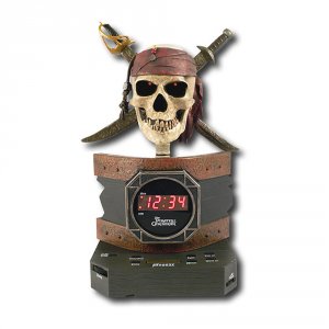 Disney PC300ACR Pirates Of The Caribbean Alarm Clock Radio