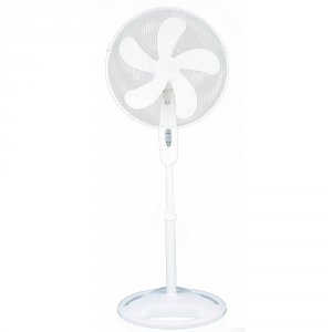 Optimus F-1667 16 In. Oscillating 5 Blade Stand Fan