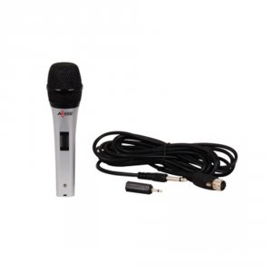 Axess MP1506-SL Professional Wired Microphone - Silver