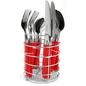 Gibson 53529.16 Sensations Ii 16 Piece Stainless Steel Flatware Set Wi