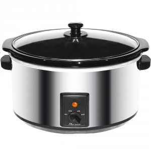 Brentwood SC-170S 8.0 Quart Slow Cooker Stainless Steel