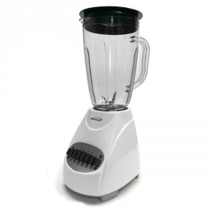 Brentwood JB-220W 12 Speed Blender With Plastic Jar In White