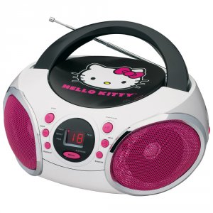 Hello KT2026MBY Portable Stereo Cd Boombox With Amfm Radio Speaker