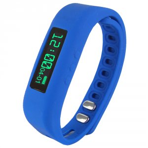 Supersonic SC-62SW-BL 0.91 Fitness Wristband With Bluetooth Pedometer,