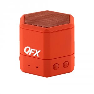 Quantum BT-43WA-RED Qfx Water Resistant Shockproof Bluetooth Speaker