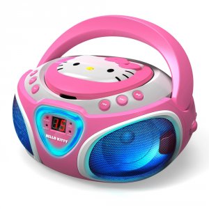 Hello KT2025 Cd Boombox With Amfm Radio And Led Light Show