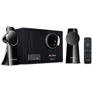 Axess MSBT3909 2.1 Mini Entertainment System With Bluetooth