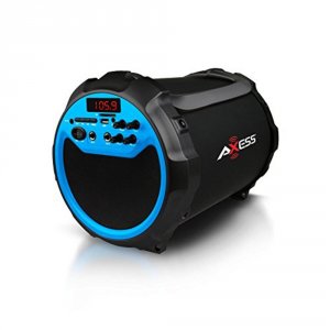 Axess SPBT1036BL Indooroutdoor Bluetooth, 6 Subwoofer3 Horn 2.1 Blue S