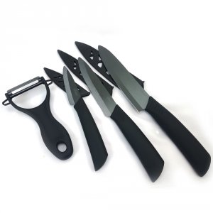 Oster 107311.04 Ostead 4 Piece Ceramic Cutlery Set In Black