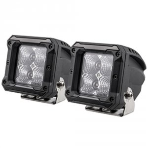 Heise HE-HCL22PK Heise 4 Led Cube Light - Flood - 3 - 2 Pack