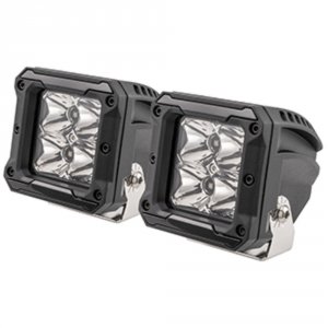 Heise HE-HCL2S2PK Heise 4 Led Cube Light Wharness - Spot Beam- 3 - 2 P