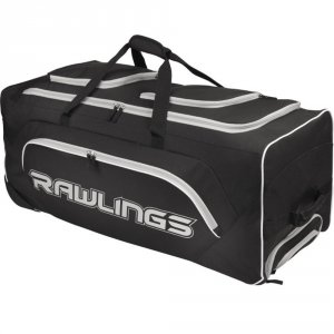 Rawlings YADIWCB-B Wheeled Catchers Bag - Black