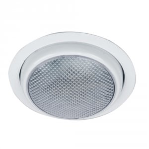 Perko 1357DP0WHT Round Surface Mount Led Dome Light Wtrim Ring - White