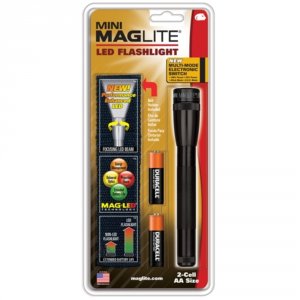 Maglite SP2201H Mini Led Flashlight - Black, 97 Lumens