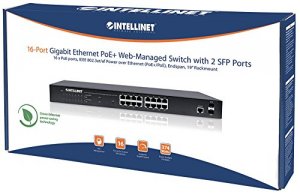 Intellinet 561198 16 Port Gigabit Ethernet Poe