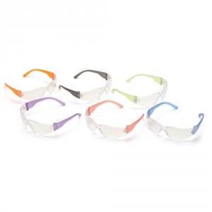 Pyramex S4110SNMP Mini Intruder Multi-color Mini Safety Glasses 12 Pk