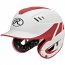 Rawlings R16H2J-W/MS Velo Series Junior 2-tone Home Batting Helmet-red