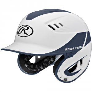 Rawlings R16H2S-W/MN Velo Series Senior 2-tone Home Batting Helmet-nav