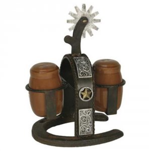 Rivers 1094 Cast Iron Spur Salt And Pepper Shaker