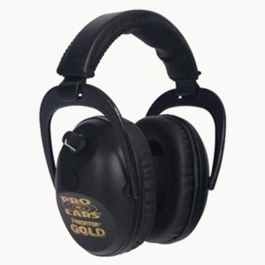 Pro GS-P300-B Predator Gold Series Ear Muffs Black Gs-p300-b