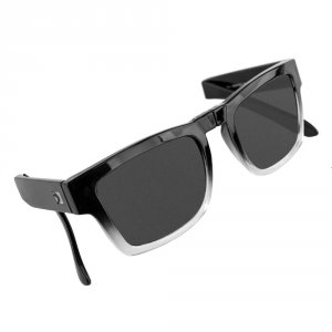 Bobster EBRX002 Brix Folding Sunglasses-gloss Grad Framesmoked Lens