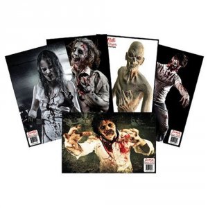 Benchmaster ZST025Z Zombie Shooting Target  Variety Pack- 25 Pack