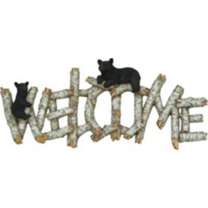 Rivers 1383 Birchbear Welcome Plaque